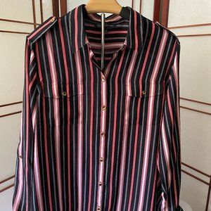 Jones New York Womens Button Down  Shirt Sz XL